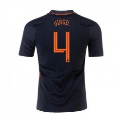 Nogometni Dresovi Nizozemska VIRGIL 4 Gostujući dres Euro 2020 Kratkih Rukava