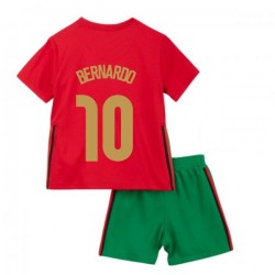 Nogometni Dresovi Portugal Bernardo Silva 10 Dječji Domaći dres Euro 2020 Kratkih Rukava