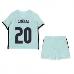 Nogometni Dresovi Portugal Joao Cancelo 20 Dječji Gostujući dres Euro 2020 Kratkih Rukava