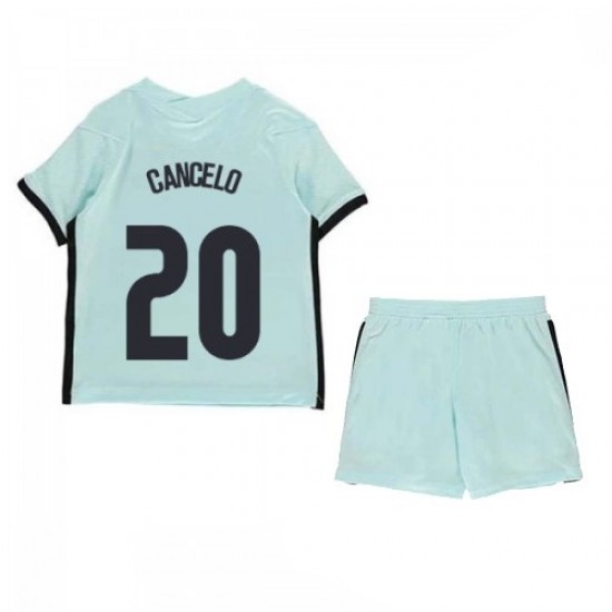 Nogometni Dresovi Portugal Joao Cancelo 20 Dječji Gostujući dres Euro 2020 Kratkih Rukava