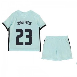 Nogometni Dresovi Portugal Joao Felix 23 Dječji Gostujući dres Euro 2020 Kratkih Rukava