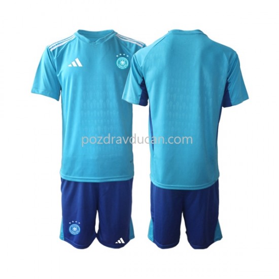 Nogometni Dresovi Njemačka Vratar Dječji Domaći dres World Cup 2022 Kratkih Rukava