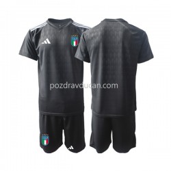 Nogometni Dresovi Italija Vratar Dječji Gostujući dres 2023 Kratkih Rukava