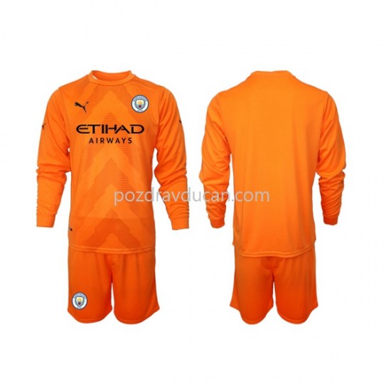 Nogometni Dresovi Manchester City Vratar Dječji Treći dres 2022-2023 Dugi Rukav