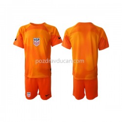 Nogometni Dresovi SAD Vratar Dječji Domaći dres World Cup 2022 Kratkih Rukava