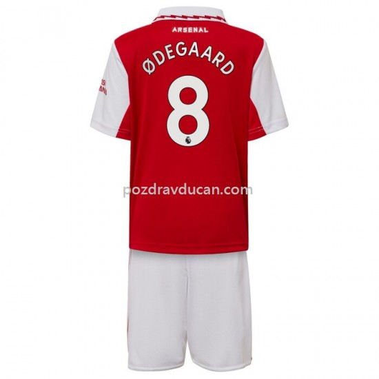 Nogometni Dresovi Arsenal Odegaard 8 Dječji Domaći dres 2022-2023 Kratkih Rukava