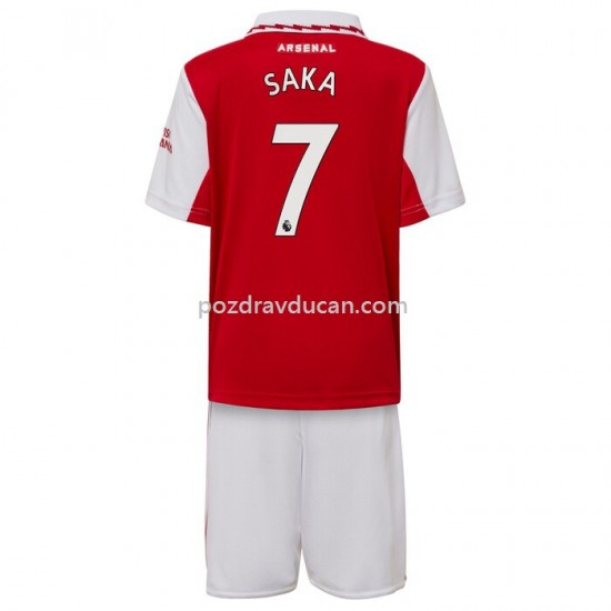 Nogometni Dresovi Arsenal Saka 7 Dječji Domaći dres 2022-2023 Kratkih Rukava