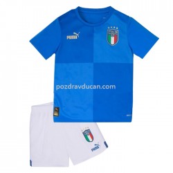 Nogometni Dresovi Italija Dječji Domaći dres 2022 Kratkih Rukava