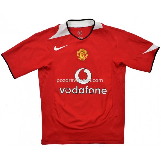 Nogometni Dresovi Manchester United Domaći dres 2004-2006 Kratkih Rukava