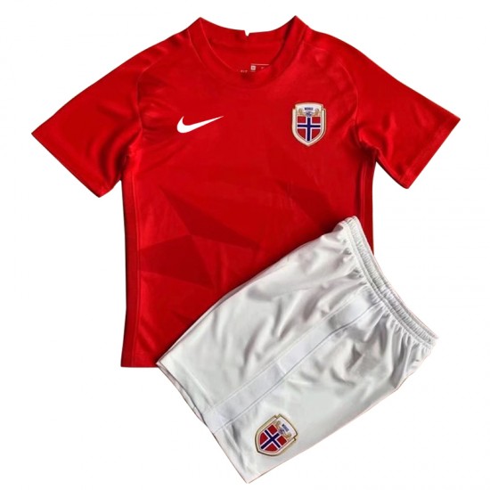 Nogometni Dresovi Norveška Dječji Domaći dres 2022 Kratkih Rukava