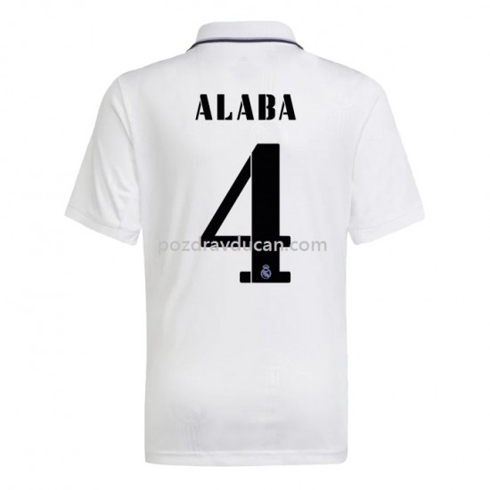Nogometni Dresovi Real Madrid Alaba 4 Domaći dres 2022-2023 Kratkih Rukava