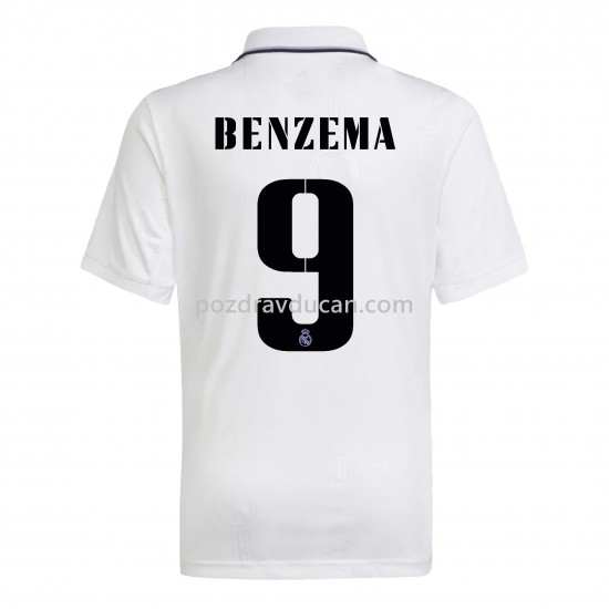 Nogometni Dresovi Real Madrid Benzema 9 Domaći dres 2022-2023 Kratkih Rukava