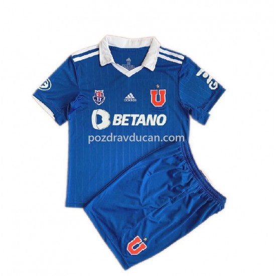 Nogometni Dresovi Universidad de Chile Dječji Domaći dres 2022 Kratkih Rukava