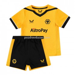 Nogometni Dresovi Wolverhampton Wanderers Dječji Domaći dres 2022-2023 Kratkih Rukava