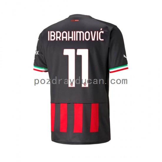 Nogometni Dresovi AC Milan Ibrahimović 11 Muški Domaći dres 2022-2023 Kratkih Rukava