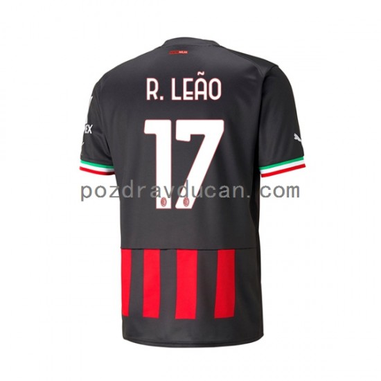 Nogometni Dresovi AC Milan Rafael Leao 17 Muški Domaći dres 2022-2023 Kratkih Rukava