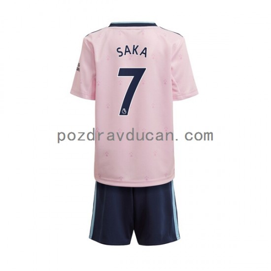 Nogometni Dresovi Arsenal Saka 7 Dječji Treći dres 2022-2023 Kratkih Rukava