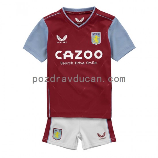 Nogometni Dresovi Aston Villa Dječji Domaći dres 2022-2023 Kratkih Rukava