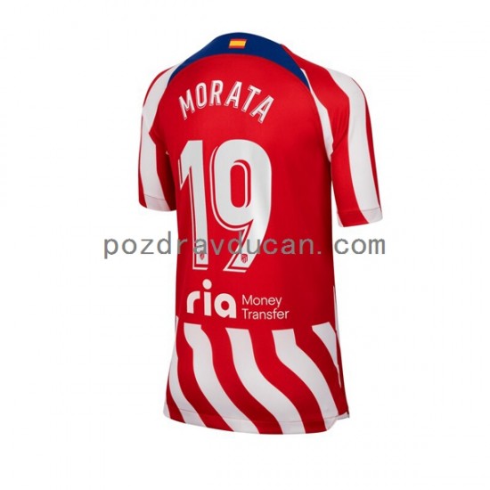 Nogometni Dresovi Atlético Madrid Alvaro Morata 19 Muški Domaći dres 2022-2023 Kratkih Rukava