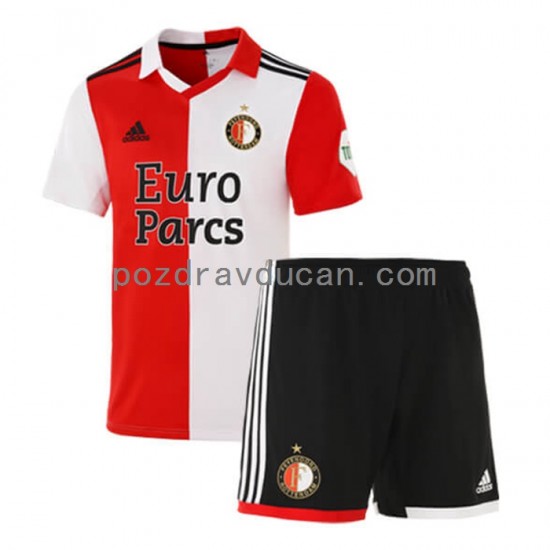 Nogometni Dresovi Feyenoord Rotterdam Dječji Domaći dres 2022-2023 Kratkih Rukava