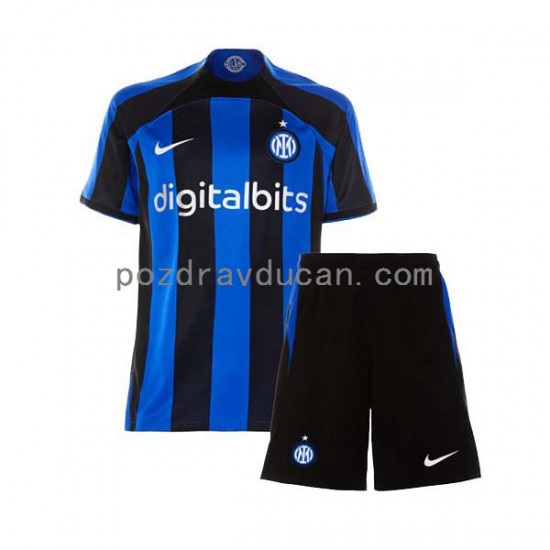 Nogometni Dresovi Inter Milan Dječji Domaći dres 2022-2023 Kratkih Rukava