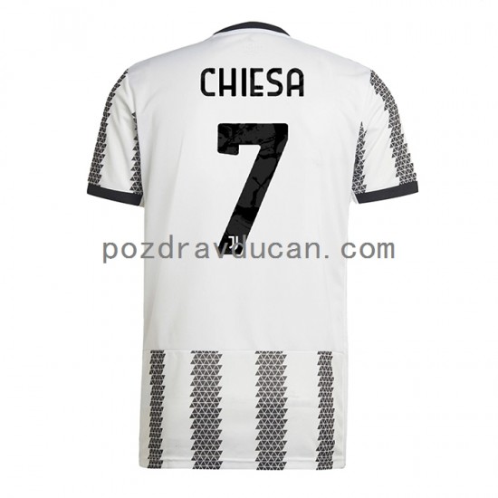 Nogometni Dresovi Juventus Chiesa 7 Muški Domaći dres 2022-2023 Kratkih Rukava