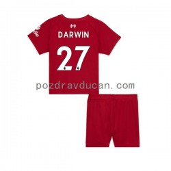 Nogometni Dresovi Liverpool Darwin Nunez 27 Dječji Domaći dres 2022-2023 Kratkih Rukava
