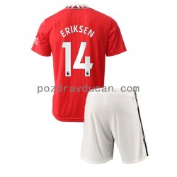 Nogometni Dresovi Manchester United Christian Eriksen 14 Dječji Domaći dres 2022-2023 Kratkih Rukava