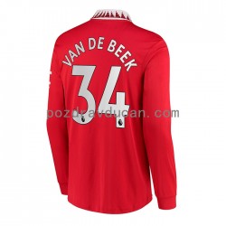 Nogometni Dresovi Manchester United Donny van de Beek 34 Muški Domaći dres 2022-2023 Dugi Rukav