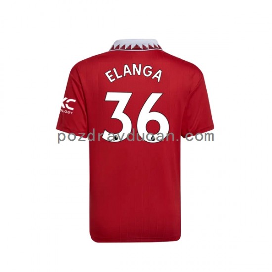 Nogometni Dresovi Manchester United Elanga 36 Muški Domaći dres 2022-2023 Kratkih Rukava