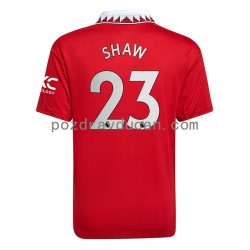 Nogometni Dresovi Manchester United Luke Shaw 23 Muški Domaći dres 2022-2023 Kratkih Rukava