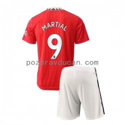 Nogometni Dresovi Manchester United Martial 9 Dječji Domaći dres 2022-2023 Kratkih Rukava