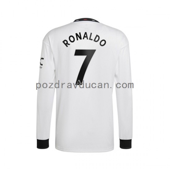 Nogometni Dresovi Manchester United Ronaldo 7 Muški Gostujući dres 2022-2023 Dugi Rukav