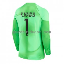 Nogometni Dresovi Paris Saint-Germain K.Navas 1 Vratar Muški Domaći dres 2022-2023 Dugi Rukav