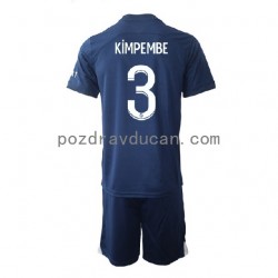 Nogometni Dresovi Paris Saint-Germain Kimpembe 3 Dječji Domaći dres 2022-2023 Kratkih Rukava