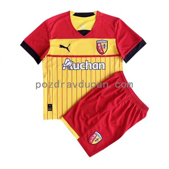 Nogometni Dresovi RC Lens Dječji Domaći dres 2022-2023 Kratkih Rukava