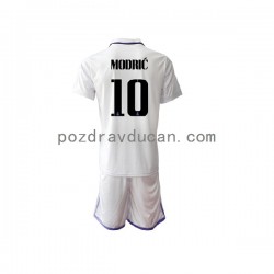 Nogometni Dresovi Real Madrid Modrić 10 Dječji Domaći dres 2022-2023 Kratkih Rukava