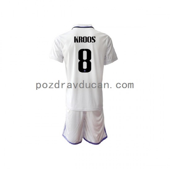 Nogometni Dresovi Real Madrid Toni Kroos 8 Dječji Domaći dres 2022-2023 Kratkih Rukava