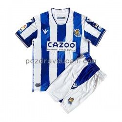 Nogometni Dresovi Real Sociedad Dječji Domaći dres 2022-2023 Kratkih Rukava
