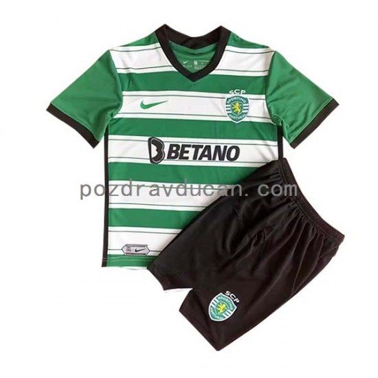 Nogometni Dresovi Sporting CP Dječji Domaći dres 2022-2023 Kratkih Rukava