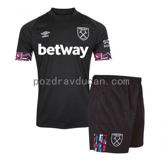 Nogometni Dresovi West Ham United Dječji Gostujući dres 2022-2023 Kratkih Rukava