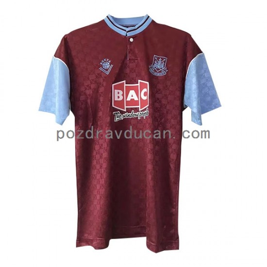 Nogometni Dresovi West Ham United Retro Muški Domaći dres 1989-1990 Kratkih Rukava