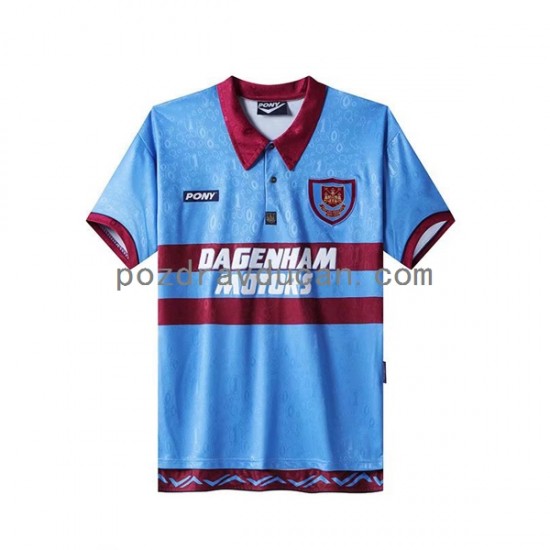 Nogometni Dresovi West Ham United Retro Muški Domaći dres 1995-1996 Kratkih Rukava