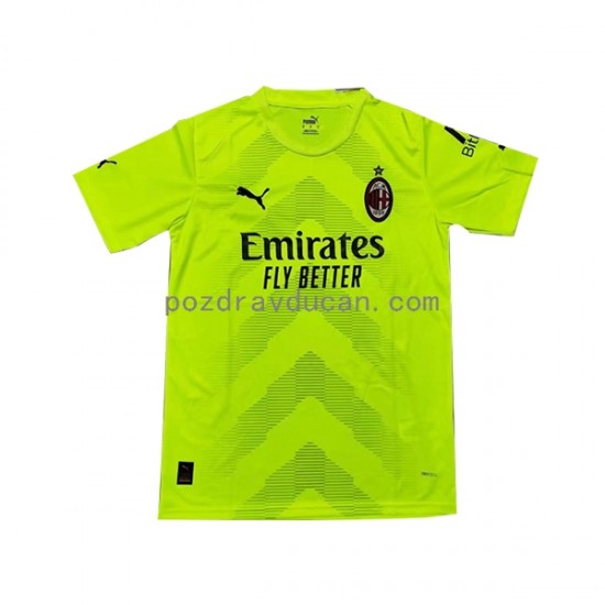 Nogometni Dresovi AC Milan Vratar Muški Domaći dres 2022-2023 Kratkih Rukava
