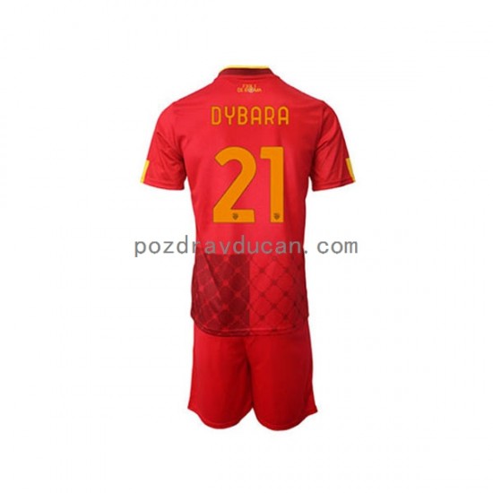 Nogometni Dresovi Roma Paulo Dybala 21 Dječji Domaći dres 2022-2023 Kratkih Rukava