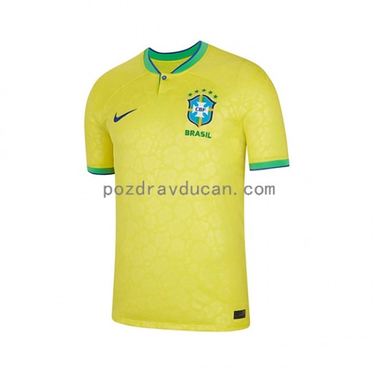 Nogometni Dresovi Brazil Muški Domaći dres World Cup 2022 Kratkih Rukava