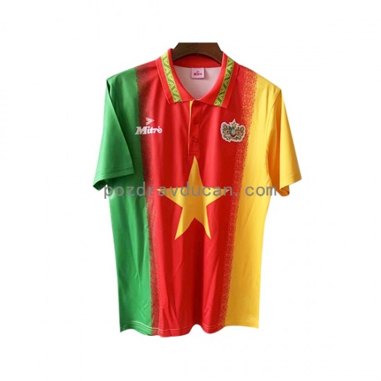 Nogometni Dresovi Kamerun 1994 Retro Muški Domaći dres Kratkih Rukava