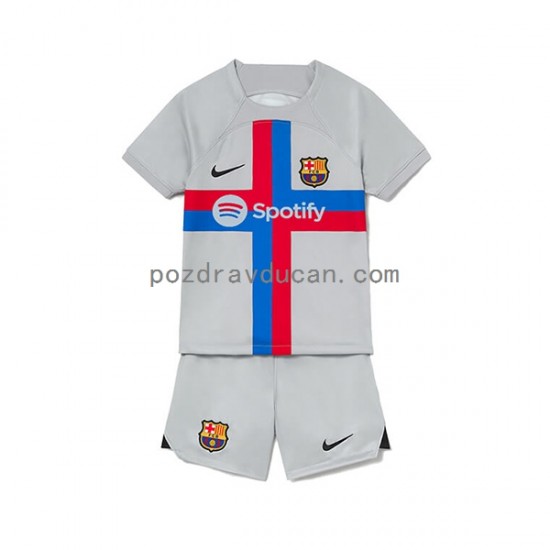 Nogometni Dresovi FC Barcelona Dječji Treći dres 2022-2023 Kratkih Rukava