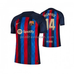 Nogometni Dresovi FC Barcelona Memphis Depay 14 Muški Domaći dres 2022-2023 Kratkih Rukava