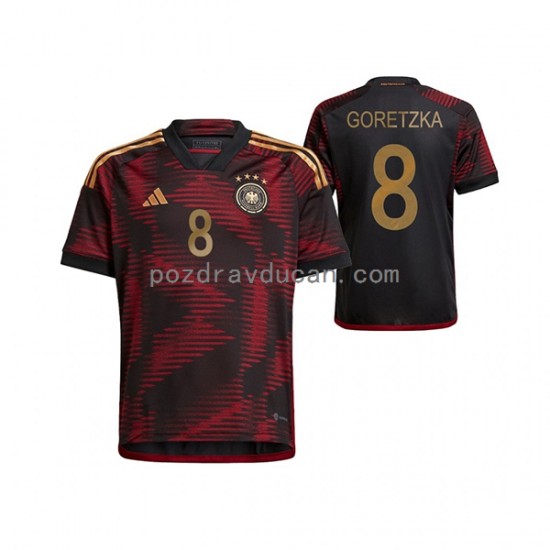 Nogometni Dresovi Njemačka Leon Goretzka 8 Muški Gostujući dres World Cup 2022 Kratkih Rukava
